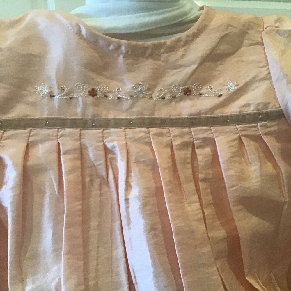 Girls size six silk top